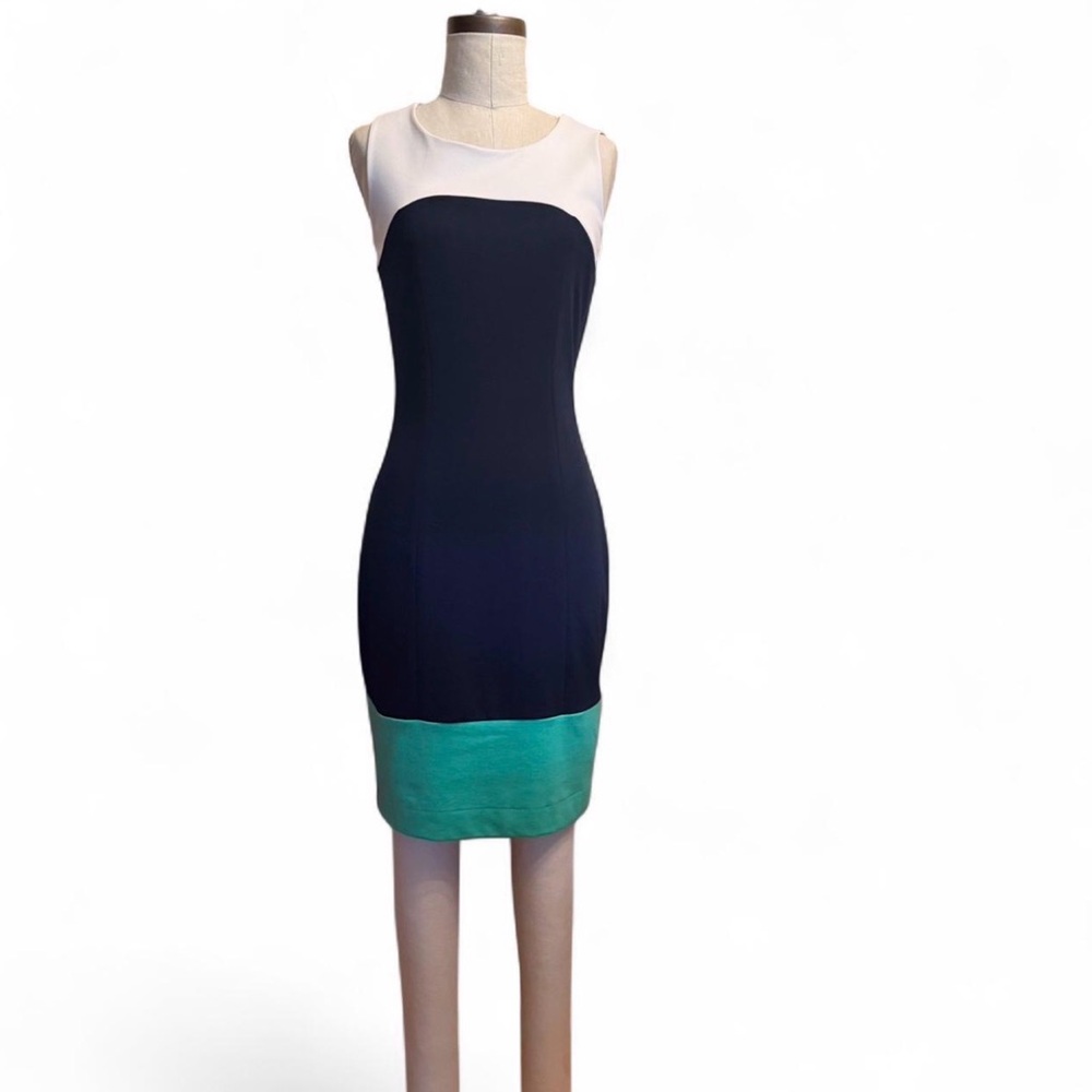 Banana Republic Sleeveless Colorblock bodycon pencil dress